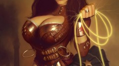 Illustrations artwork Amazon girl