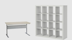 In high white workspace