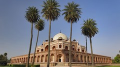 India palm trees architecture Delhi