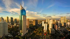 Indonesia cities skyline cityscapes Jakarta
