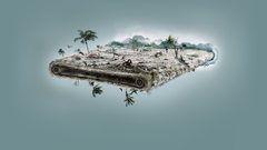 Indonesia digital art catastrophe