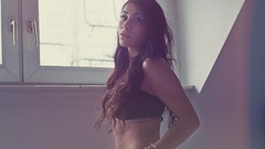 Indoors brunettes models Leya Nebula