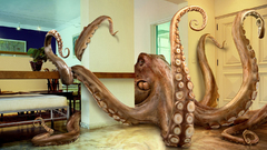 Indoors octopuses