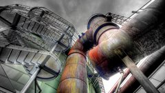 Industrial plants selective coloring