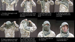 Infographics shemagh keffiyeh
