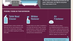 Information houses chemicals infographics