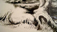 Ink painting let have