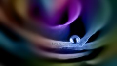 Inscription drop blurred