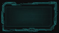 Interface cyan circuits minimalistic