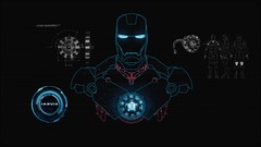 Interface Iron Man shield Stark Industries