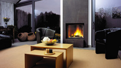 Interior living room fireplaces