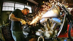 Interior sparks Garages Tools mechanical buildings tattoos 