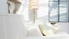 Interior white Rooms architecture