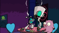 Invader Zim pigs gir