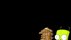 Invader Zim waffles gir