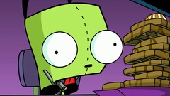 Invader Zim waffles gir