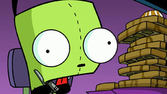 INVADER Zim waffles gir