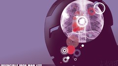 Invincible Iron Man circles marvel comics Simple Background