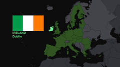 Ireland Flags Europe Maps