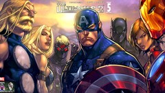 Iron Man blondes thor captain america Hawkeye artwork marvel 