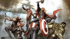 Iron Man comics thor concept art captain america Black Widow 