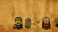 Iron Man Despicable Me funny animation minions captain america 
