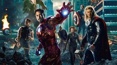 Iron Man thor captain america Black Widow Hawkeye Nick Fury 