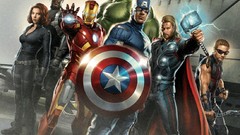 Iron Man thor captain america Black Widow Hawkeye Nick Fury 