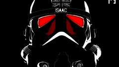 Isaac gas mask red
