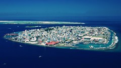 Islands male town view