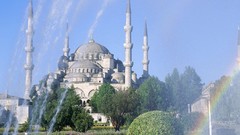 Istanbul blue mosque architecture