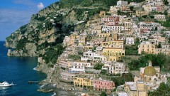 Italy scenic cities Campania