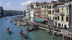 Italy venice canal grand