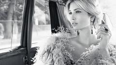 Ivanka Trump grayscale