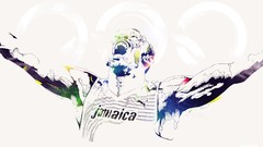 Jamaica legendary artwork olympics 2012 olympics Usain Bolt