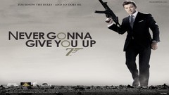 James bond Rick Astley rickroll