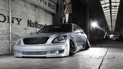 Japan cars Lexus Slammed Toyota Celsior camber
