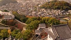 Japan Castles cityscapes Himeji-Jo Castle Japan The Keep Towers