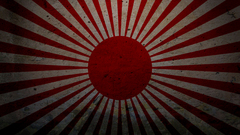 Japan Flags Rising Sun