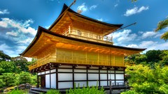 Japan Kyoto HDR Photography kinkakuji Golden Pavilon