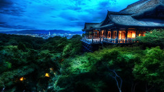 Japan Landscapes houses Kyoto