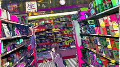 Japan multicolor cellphones groceries