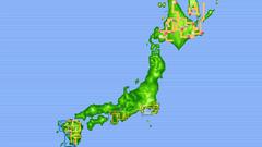 Japan Pokemon Maps