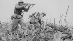 Japan soldiers grayscale World