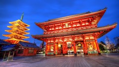 Japan Tokyo architecture cities places cityscapes towns Asakusa 