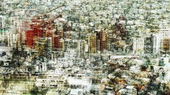 Japan Tokyo cityscapes artwork multiple exposure Stephanie Jung