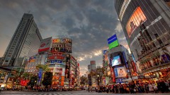 Japan Tokyo urban cityscapes Shibuya