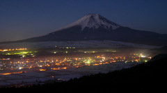 Japan winter mount fuji