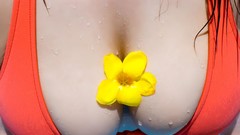 Japanese asians brown eyes brunettes cleavage bikini boobs huge 