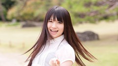 Japanese asians models black hair Riona Minami